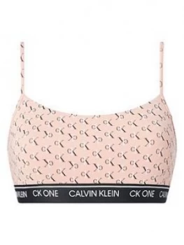 Image of Calvin Klein All Over Print Unlined Bralette - Print