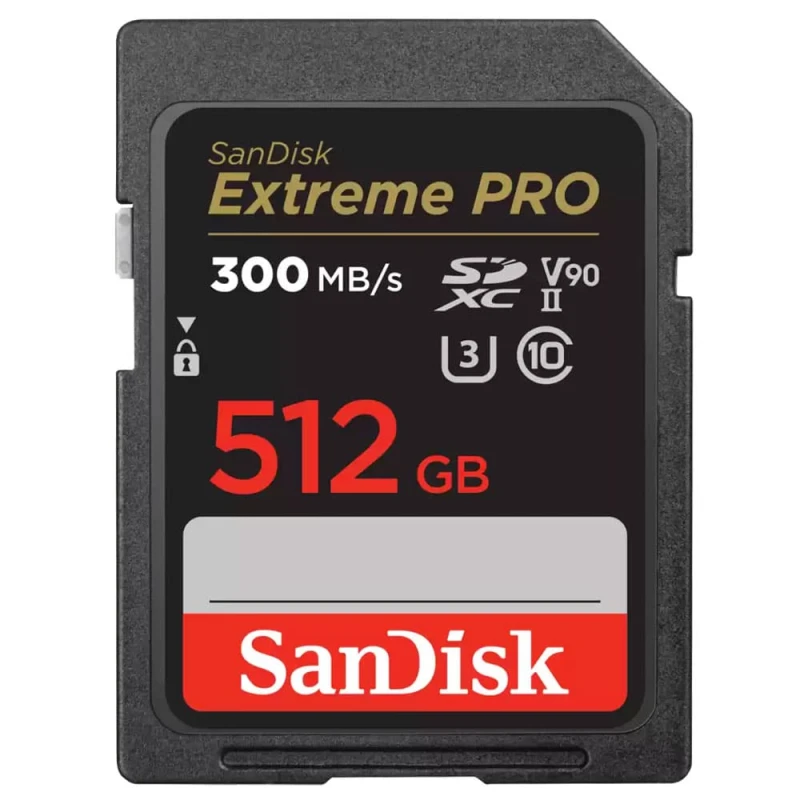 Image of SanDisk Extreme PRO SDXC 512GB 300MB/s