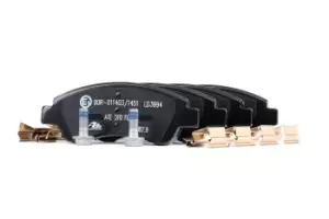 Image of ATE Brake pad set OPEL,PEUGEOT,CITROEN 13.0470-3994.2 1610489680,1611140680,1611293980 1614005880,1617292380,1637014580,1647863780,3649088,425218