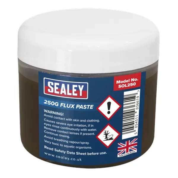 Image of Genuine SEALEY SOL250 Flux Paste 250g Tub