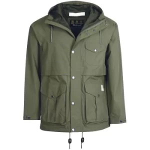 Image of Barbour Mens Shoreline Casual Jacket Olive Large