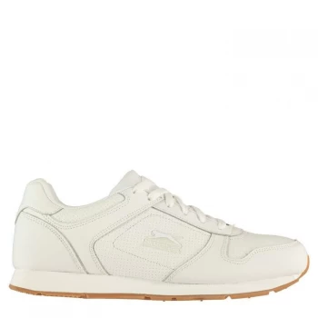 Image of Slazenger Classic Mens Trainers - White/Gum