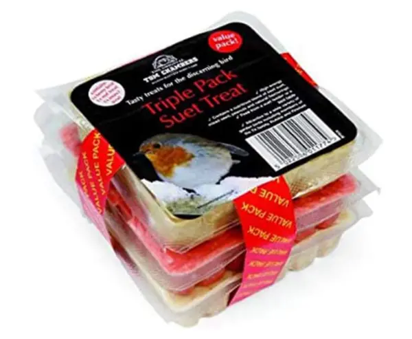 Image of Tom Chambers Wild Garden Bird Suet Treat Blocks 3 Pcs