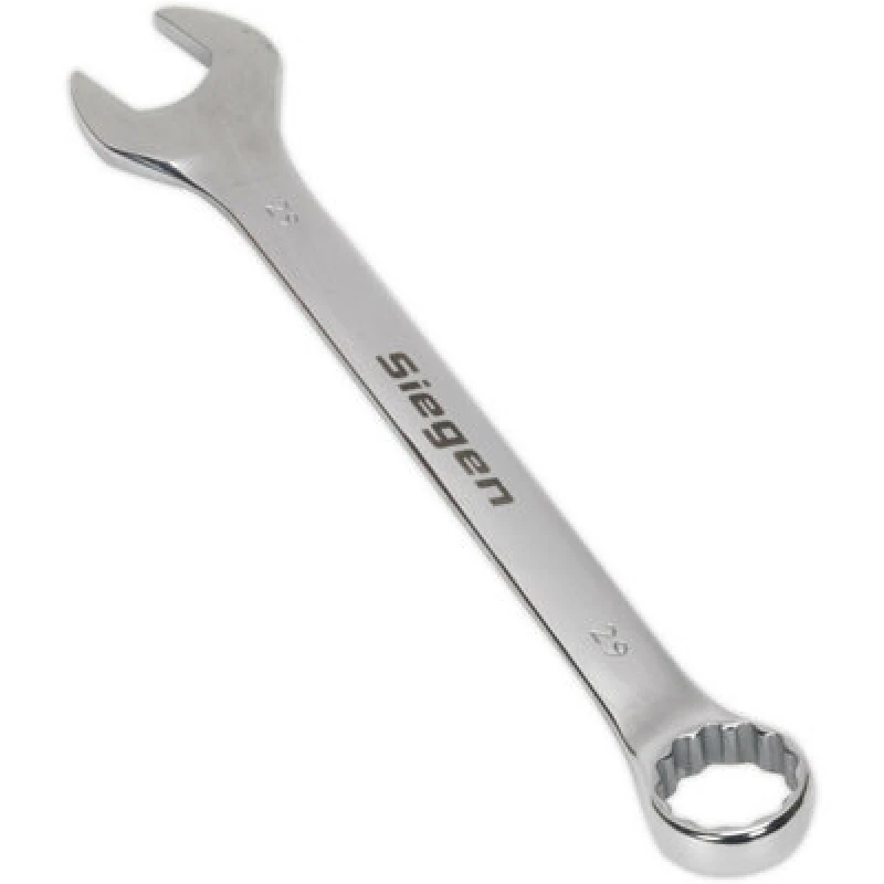 Image of Loops Hardened Steel Combination Spanner - 29mm - Polished Chrome Vanadium Wrench Metallics