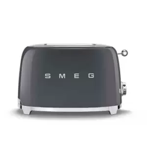 Image of SMEG 50s Retro Style TSF01GRUK 2 Slice Toaster