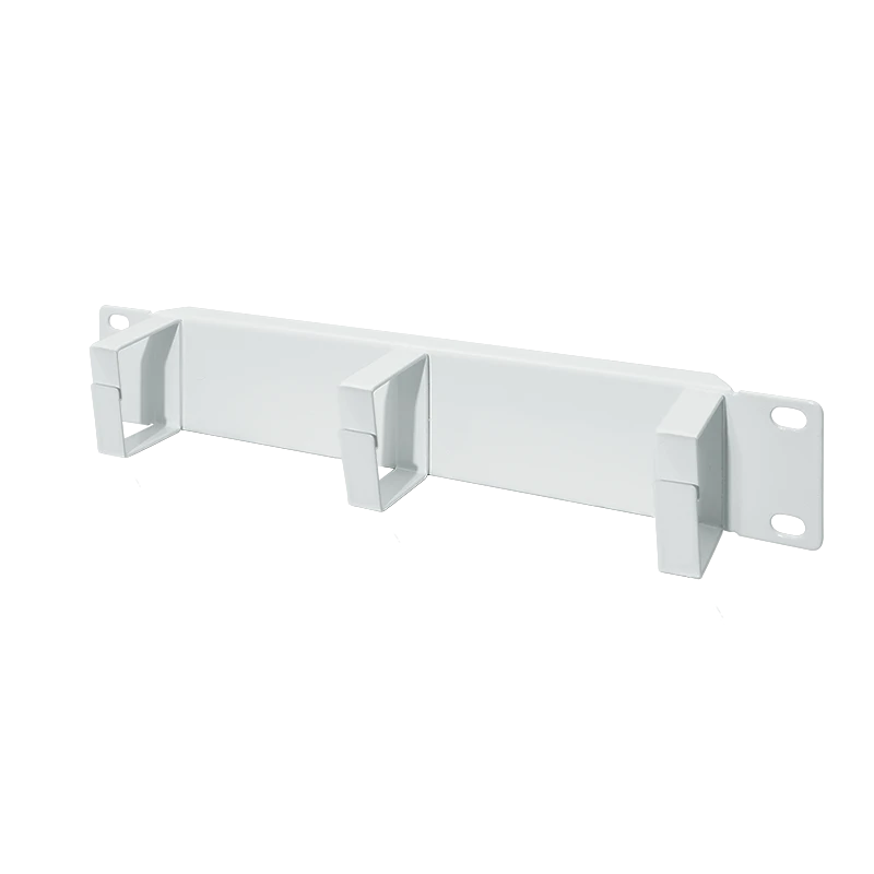 Image of LogiLink 10" Cable Management Panel 1U. grey. with 3 guide rings.