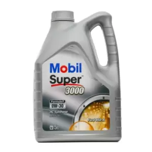 Image of MOBIL Engine oil Mobil Super 3000 Formula F 0W-30 Capacity: 5l 154487