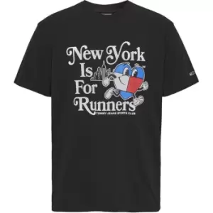 Image of Tommy Jeans Tjm Clsc Sport-Tee - Black