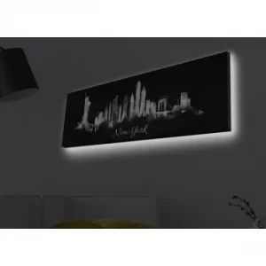 Image of 3090MDACT-003 Multicolor Decorative LED Lighted Canvas Painting