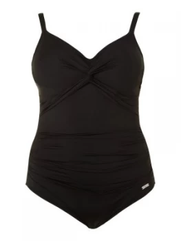Image of Fantasie Versailles twist front swimsuit Black