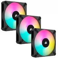 Image of Corsair AF120 RGB ELITE 120mm High-Performance PWM Triple Fan - Black