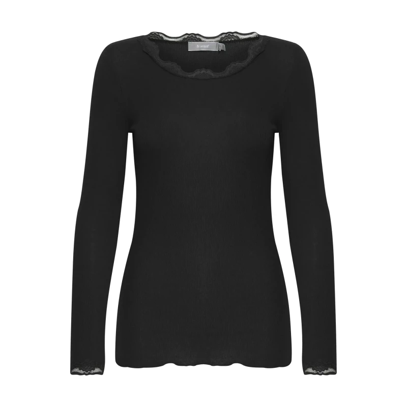 Image of fransa Womens long sleeve T-Shirt fransa Hizamond 2 Noir Female XL