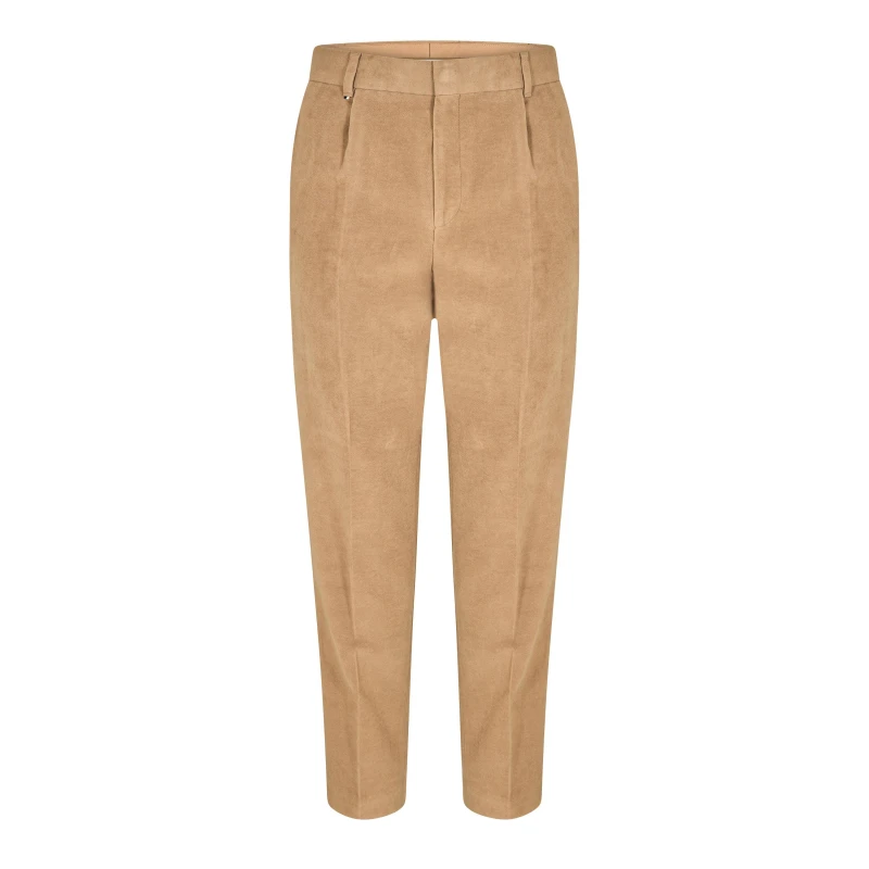 Image of Boss Mens C Peter Pl Straight Leg Trousers Open Beige male 36