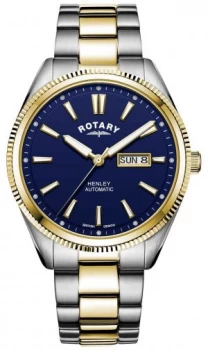 Image of Rotary Mens Henley Two-Tone Stainless Steel Bracelet Watch