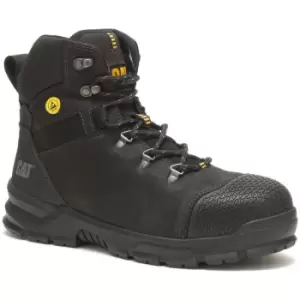 Image of CAT Workwear Mens Accomplice Hiker Leather Safety Boots UK Size 10 (EU 44)