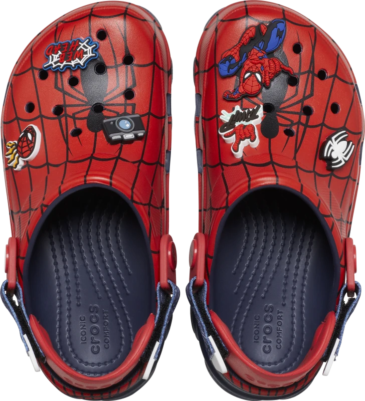 Image of Crocs Kids Spider-Man All-Terrain Clogs Navy C13