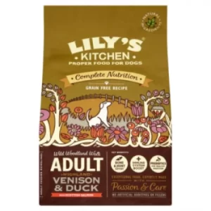 Image of Lily's Kitchen Wild Woodland Walk Venison and Duck Dry Dog Food 1kg
