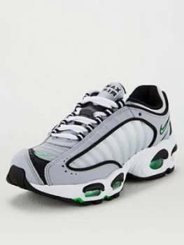 Image of Nike Air Max Tailwind Iv Junior Trainers - Grey/Green