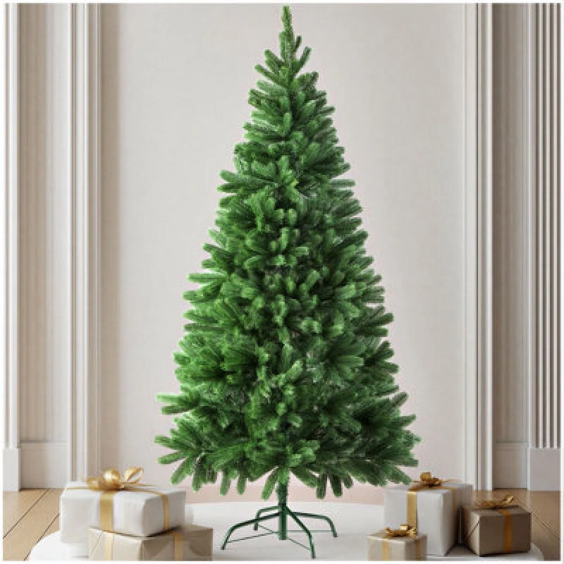 Image of Tectake Christmas Tree - Artificial Christmas Tree With Injection-Moulded Needles And Bendable Branches - 180 Cm - Green