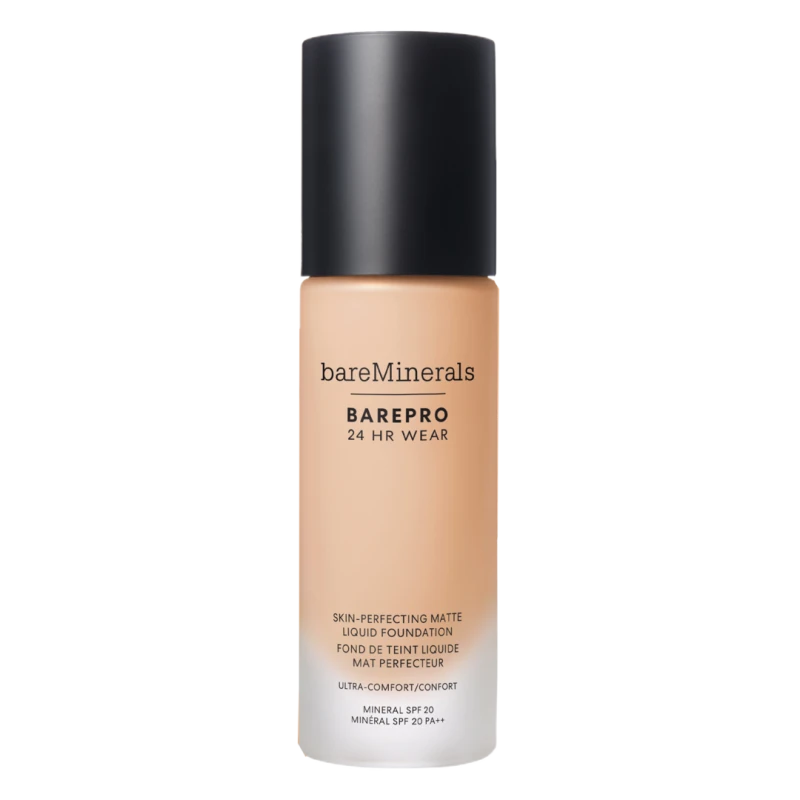 Image of bareMinerals BarePro 24HR Wear Skin-Perfecting Matte Liquid Foundation SPF20 30ml 27 - Light Cool