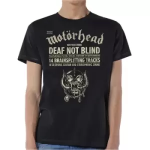 Image of Motorhead - Deaf Not Blind Unisex XX-Large T-Shirt - Black