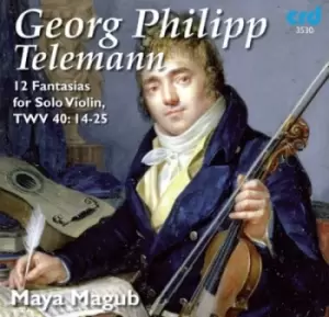 Image of Georg Philipp Telemann - Georg Philipp Telemann: 12 Fantasies for Solo Violin, TWV40:14-25 CD Album - Used