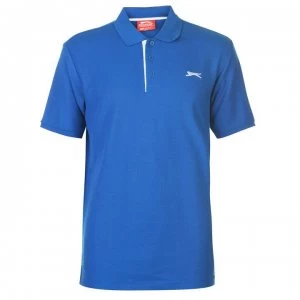 Image of Slazenger Plain Polo Shirt Mens - Royal Blue