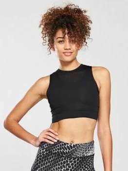Image of Nike Running Race Crop Top Black Size XS Women