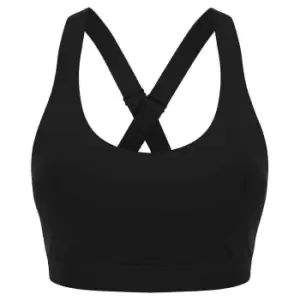 Image of Tombo Womens/Ladies Medium Impact Core Bra (M) (Black)