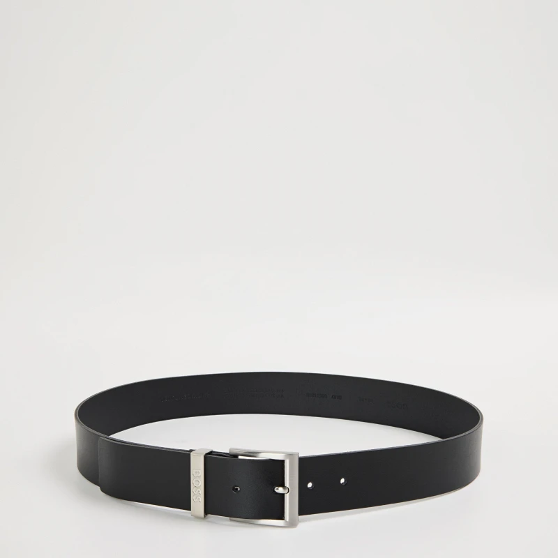 Image of Boss Mens Bud Leather Belt Black male 32R (85cm)
