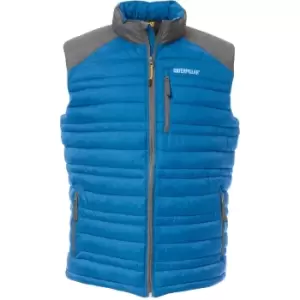 Image of CAT Workwear Mens Defender Water Resistant Insulated Nylon Vest 4XL - Chest 56 - 59' (143 - 150cm)