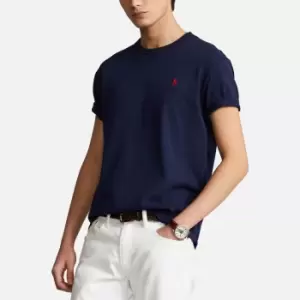 Image of Polo Ralph Lauren Mens Classic Fit Heavyweight T-Shirt - Newport Navy - M