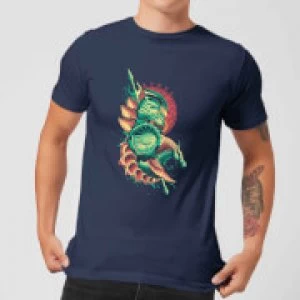 Image of Aquaman Xebel Mens T-Shirt - Navy - M