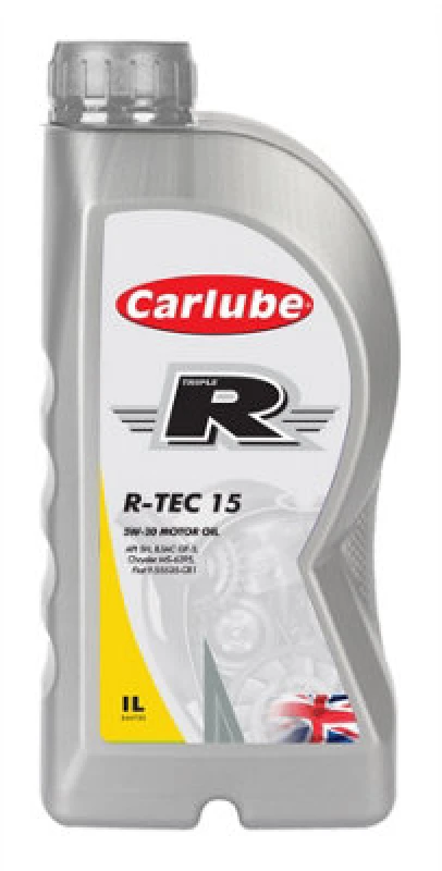 Image of Carlube Engine Oil Triple R 5W20 Chrysler Fully Synthetic 1 Litre R-Tec 15 1L
