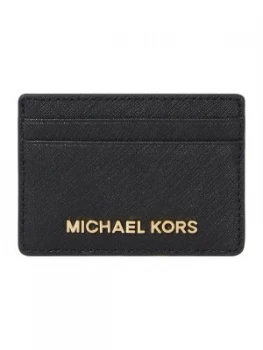 Image of Michael Kors Jetset Black cardholder Black