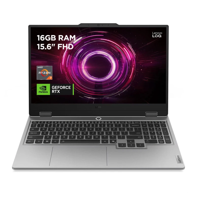 Image of Lenovo LOQ 15ARP10E AMD Ryzen 7 7735HS Laptop 39.6cm (15.6") Full HD 16GB DDR5-SDRAM 1TB SSD NVIDIA GeForce RTX 3050 WiFi 6 (802.11ax) Win