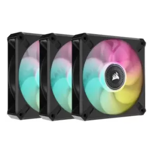 Image of Corsair iCUE ML120 RGB ELITE Premium 120mm PWM Magnetic Levitation Triple Cooling Fan Kit