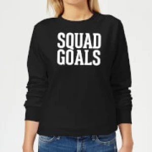 Image of Squad Goals Womens Sweatshirt - Black - 4XL - Black