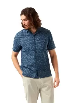 Image of Cotton Blend 'NosiBotanical Pasport' Short Sleeve Shirt