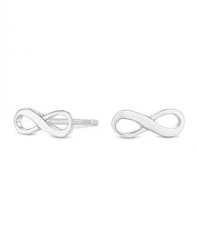 Image of Simply Silver Infinity Stud Earring