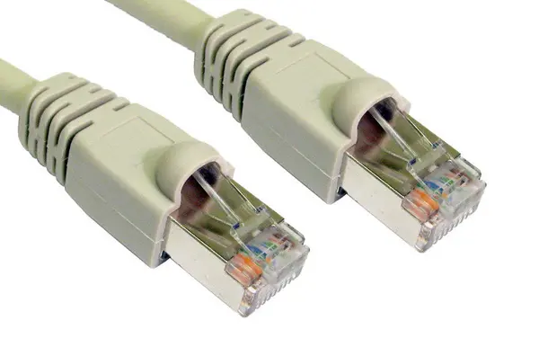 Image of Cables Direct Cables Direct - Patch cable - RJ-45 (M) - RJ-45 (M) - 5m - FTP - ( CAT 6 ) - snagless booted - grey B6ST-705