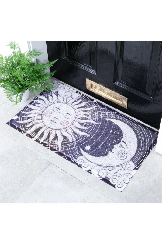 Image of Native Natural Celestial Sun & Moon Doormat (70 X 40Cm)