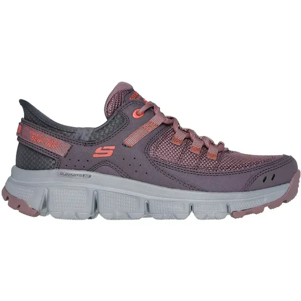 Image of Skechers Womens Summits AT Low Walking Shoes UK Size 4 (EU 37) Burgundy Multi SKE2340-BUMT-4