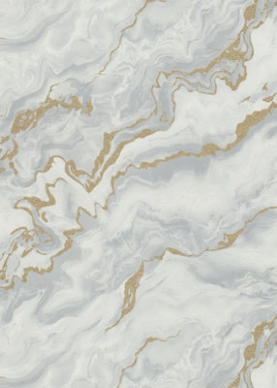 Image of Elle By Erismann Grey And Gold Marble Wallpaper Mystic Spell