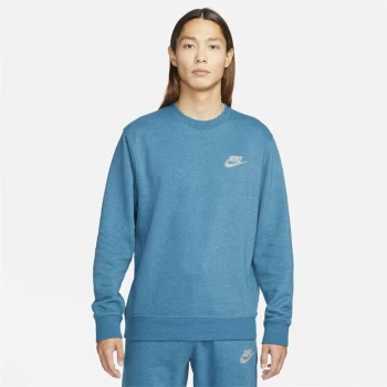 Image of Nike Revival Crew Sweatshirt Mens - Blue