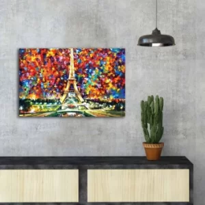 Image of FAMOUSART-091 Multicolor Decorative Canvas Painting
