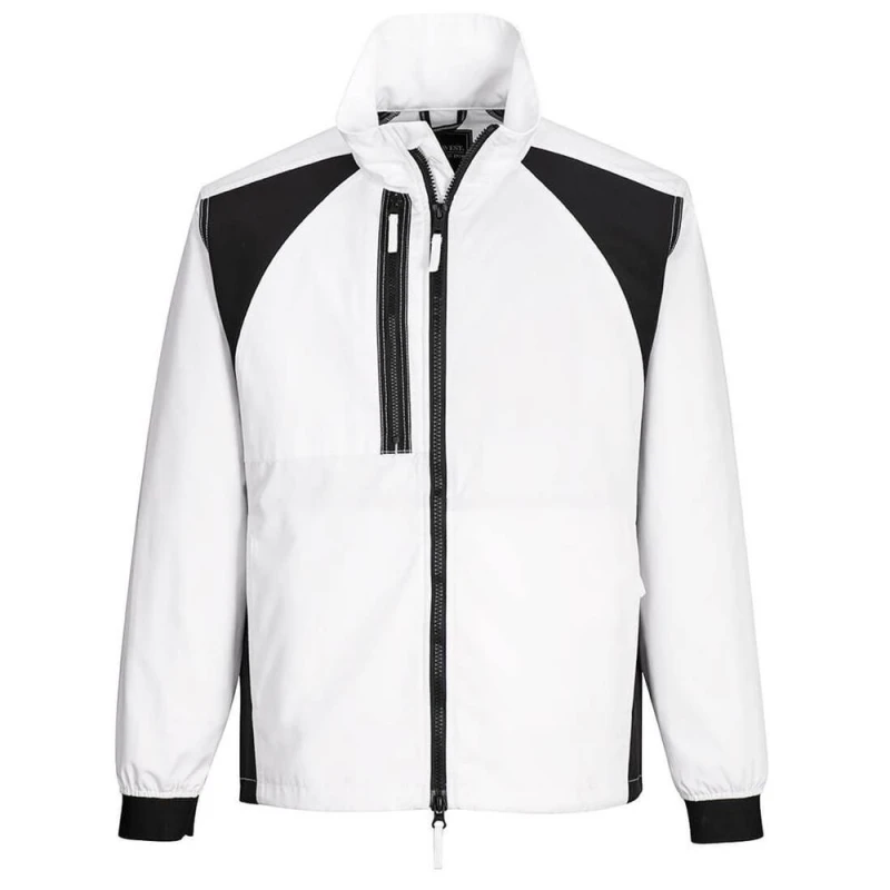 Image of Portwest Mens WX2 Stretch Work Jacket in White Size: Small White Male S