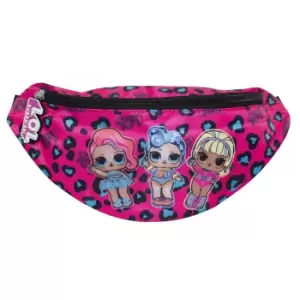 Image of LOL Surprise Girls Character Bum Bag (One Size) (Pink/Black/Blue)