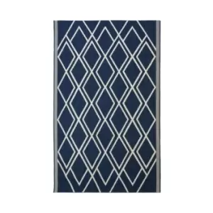 Image of Homemaker County Diamonds Navy Rug 80 x 150cm