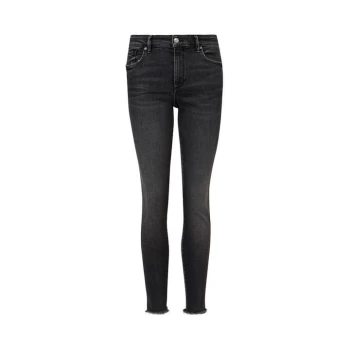 Image of AllSaints Miller Push Up Jean - Washed Black